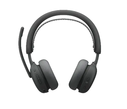 Logitech ZONE Wireless 2 ES Bluetooth Headset for Business (2 Mics, AI NC, Adaptive hybrid ANC)